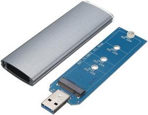M.2 NGFF SSD SATA to USB 3.0 Converter Adapter Case External Enclosure Storage Case With Screwdriver