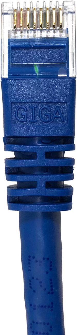 Micro Connectors, 3-feet Cat 6 Molded Snagless UTP RJ45 Networking Patch Cable - Blue - 10 Pack (E08-003BL-10)