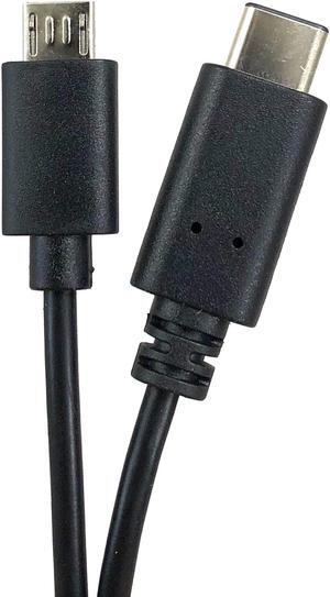 Micro Connectors (E07-318C2MB-1M) 1 Meter (3.3 Feet) USB 2.0 Type-C to Micro B Cable