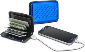 Viatek Pocket Jump Card Holder Wallet and 2300mAh Power Bank Portable Charger