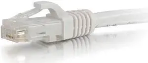C2G 50774 25 ft. Cat6a Snagless Unshielded (UTP) Ethernet Network Patch Cable - White