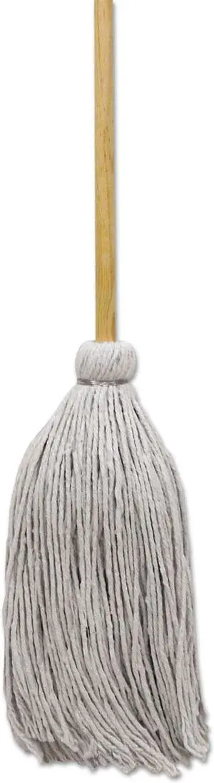 Boardwalk Mop Head, Cotton, Cut-End, White, #32 Handle Deck, 6/carton BWKCD50032S Includes six mops per case.