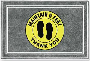 Apache Mills Mat,Maintain 6' Circle,Cc 3984528802X3