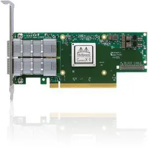 Mellanox ConnectX-6 VPI Adapter Card, HDR IB (200Gb/s) and 200GbE, Dual-port QSFP56, PCIe4.0 x16, Tall Bracket, Single Pack
