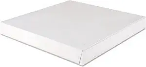 Paperboard Pizza Boxes,16 x 16 x 1 7/8, White, 100/Carton