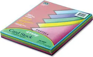 Pacon Array Card Stock, 65lb, 8.5 X 11, Assorted Pastel Colors, 100/Pack 101315
