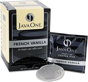 Java One Coffee Pods French Vanilla Single Cup 14/Box 70400