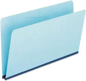 Pendaflex Pressboard Expanding File Folders Straight Cut Top Tab Legal Blue 25