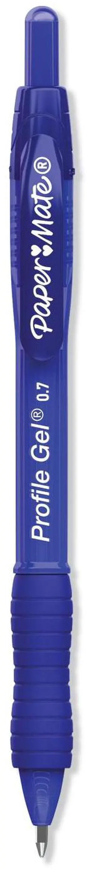 Paper Mate Retractable Gel Pen Medium 0.7 mm Blue Ink 2095449