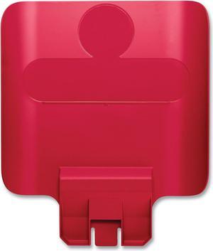 Rubbermaid Slim Jim Recycling Station Billboard, Red