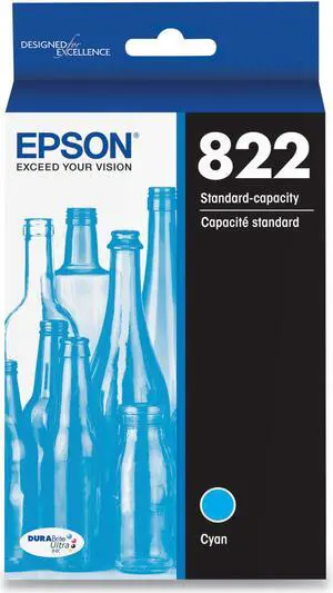 T822220S T822 DURABrite Ultra Ink 240 Page-Yield Cyan