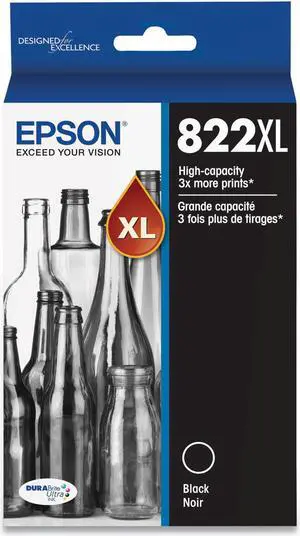 T822XL120S T822XL DURABrite Ultra High-Yield Ink 1100 Page-Yield Black