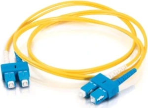 C2G 37489 OS2 Fiber Optic Cable - SC-SC 9/125 Duplex Single-Mode PVC Fiber Cable, Yellow (23 Feet, 7 Meters) C2G 37489 OS2 Fiber Optic Cable - SC-SC 9/125 Duplex Single-Mode PVC Fiber Cable, Yellow (23 Feet, 7 Meters)