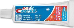 Crest Kids' Sparkle Toothpaste Blue Bubblegum Flavor 0.85 oz 72/CT PGC40159