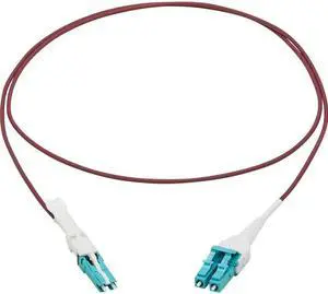 Tripp Lite Duplex Multimode MMF Fiber Optic Cable 400G OM4 LSZH CS-PC LC-PC 1M N822L01MMG