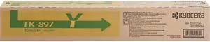 Kyocera TK897Y Toner, 6000 Pages Yellow