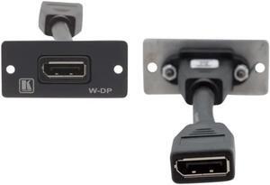 Kramer W-DP DisplayPort Faceplate Insert Black