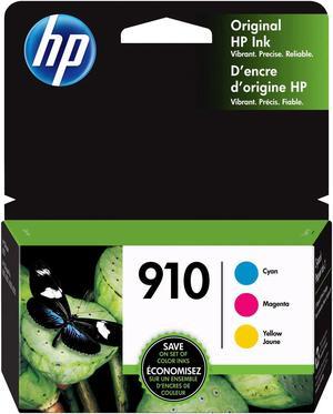 HP 910 (3YN97AN) Ink Cartridges, 315 Page Yield (3-pack), Cyan/Magenta/Yellow