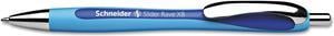 Stride Writing Rave XB Retractable Ballpoint Pen 1.4mm Blue Ink