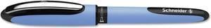 One Hybrid Gel Pen Stick Fine 0.5 mm Black Ink Blue Barrel 10/Box 183501
