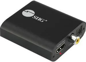 SIIG AC CE-H26Q11-S1 4K HDMI with Audio Extractor Converter Color Box