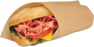 EcoCraft Grease-Resistant Paper Wraps and Liners Natural 14 x 14 1000/Box 4 Boxes/Carton BGC300899