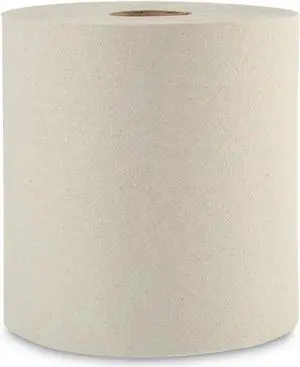 Boardwalk Green Universal Roll Towels 1-Ply 8" x 800 ft Natural 6 Rolls/Carton BWK16GREEN