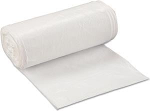 Low-Density Commercial Can Liners 16 gal 0.5 mil 24" x 32" White 500/Carton WSL2432XHW