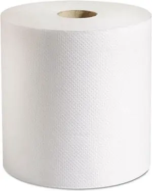 100% Recycled Hardwound Roll Paper Towels 7 7/8 x 800 ft White 6 Rolls/Ct P708B