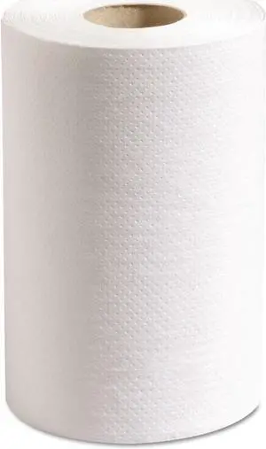 100% Recycled Hardwound Roll Paper Towels 7 7/8 x 350 ft White 12 Rolls/Ct P700B