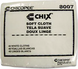 Soft Cloths 13 x 15 White 1200/Carton 8007