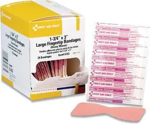 Heavy Woven Adhesive Bandages Fingertip 1.75 x 3 25/Box G163