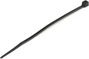 4XEM 100 Pack 8" Cable Ties Black Medium Nylon/Plastic Zip Tie 4X8ZIPTIE100B