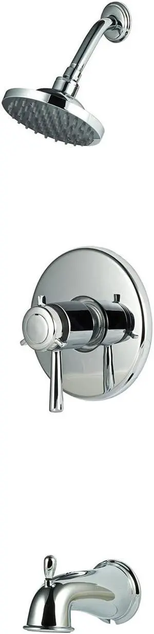Pfister LG89-8TUC Thermostatic Tub & Shower Trim Kit 1.8 gpm Polished Chrome