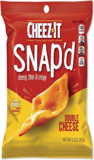 Cheez-it Snap'd Crackers Double Cheese 2.2 oz Pouch 6/Pack KEE11422