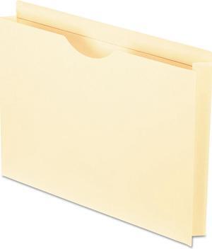 Pendaflex 22025 Antimicrobial Reinforced Manila File Jacket, Two Inch Expansion, Letter, 100/Box