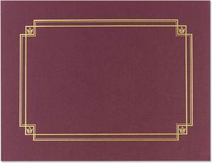 Great Papers Premium Textured Certificate Holder Burgundy 939503