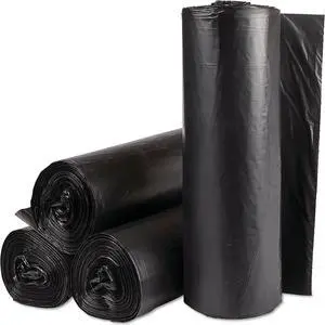 Institutional Low-Density Can Liners 30 gal 0.58 mil 30" x 36" Black 25 Bags/Roll 10 Rolls/Carton WSL3036HVK
