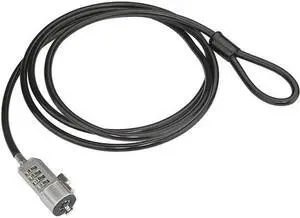 4XEM Laptop Combination Lock 6' Black