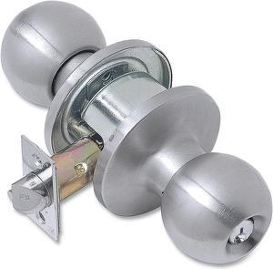 Light Duty Commercial Storeroom Knob Lockset Stainless Steel Finish CL101705