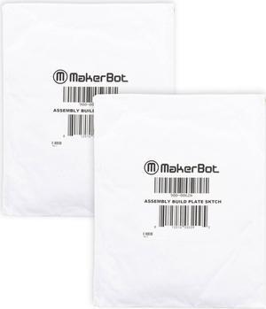 MakerBot 3D Printer Build Plate 2 pack 9000062A