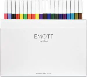 Uni-ball Duracell EMOTT Ever Fine Porous Point Pens 0.4 mm Assorted Ink 40/Pack