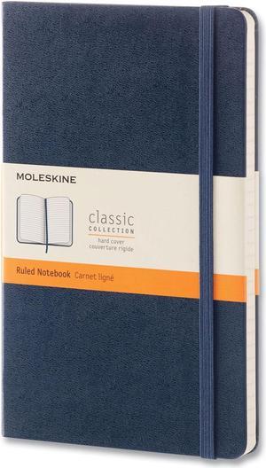 Moleskine Classic Collection Hard Cover Notebook Quadrille Dot Grid Blue