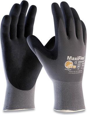 Endurance Seamless Knit Nylon Gloves X-Large Gray/Black 12 Pairs 34844XL