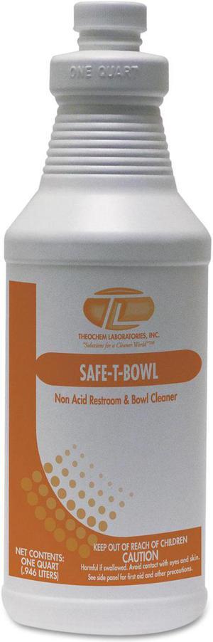 Safe-T-Bowl Liquid Toilet Bowl Cleaner, 32oz, Bottle, 12/carton