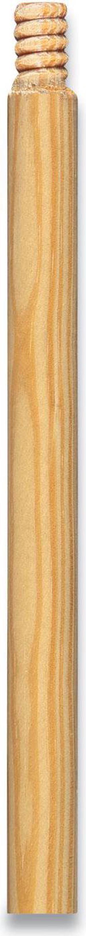Coastwide Push Broom Handle w/Wood Thread, 60" Wood Handle, Each (CWZ24420792)