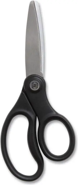 Tru Red SS Scissors, 5" Long, 2.64" Cut Length, Black Handle, Each (TUD24380508)