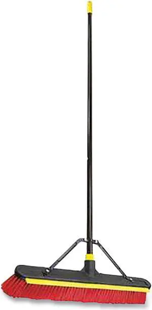 QUICKIE 635SU Push Broom, 60" Handle, 24" Broom