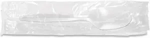 Berk Individually Wrapped Mediumweight Cutlery Spoon White 1000/Carton 1103000