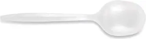 Berk Mediumweight Polypropylene Cutlery Soup Spoon White 1000/Carton 1014000